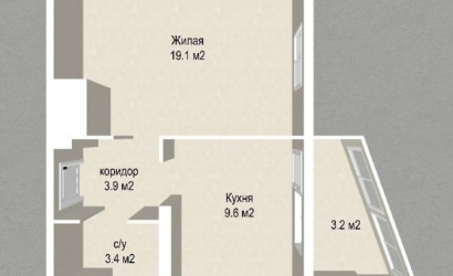 Купить 1-комнатную квартиру, Минск, Кропоткина ул., 110 (Советский район). Фото 41