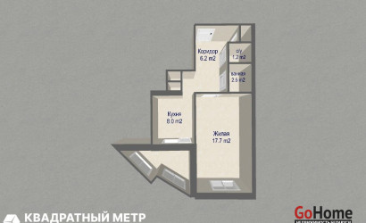 Купить 1-комнатную квартиру, Минск, Рокоссовского просп., 82 (Ленинский район). Фото 34