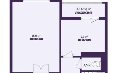 Купить 1-комнатную квартиру, Минск, Героев 120 Дивизии ул., 4 (Первомайский район). Фото 14