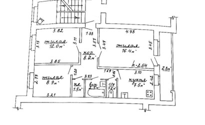 Купить 3-комнатную квартиру, Гродно, Белуша, 10. Фото 11