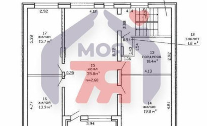 Купить коттедж, Вилейка, Рабочая ул., 10 соток. Фото 42