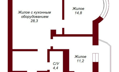 Купить 3-комнатную квартиру, Брест, ул. Октябрьской революции, д. . Фото 14