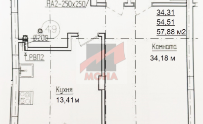 Купить 1-комнатную квартиру, Брест, просп. Республики, д. 16. Фото 11
