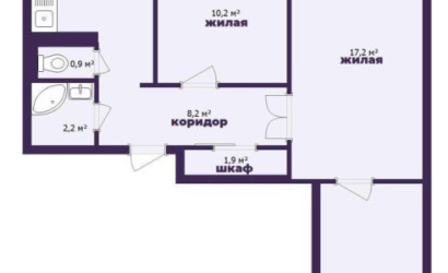 Купить 3-комнатную квартиру, Солигорск, Мира просп., 15. Фото 11