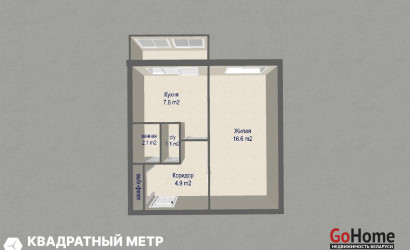 Купить 1-комнатную квартиру, Минск, Пушкина просп., 1 (Фрунзенский район). Фото 10