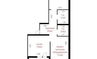 Купить 3-комнатную квартиру, Колодищи, Кленовая Аллея ул., 36. Фото 32