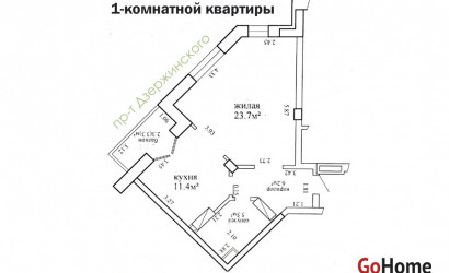 Купить 2-комнатную квартиру, Минск, Дзержинского просп., 26 (Московский район). Фото 6