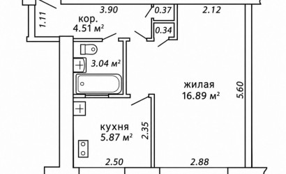 Купить 1-комнатную квартиру, Минск, Кошевого ул., 24 (Партизанский район). Фото 16