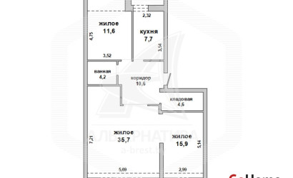 Купить 3-комнатную квартиру, Брест, Центр, пр-т Машерова. Фото 11