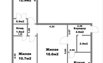 Купить 3-комнатную квартиру, Минск, Седых ул., 4(Первомайский район). Фото 28