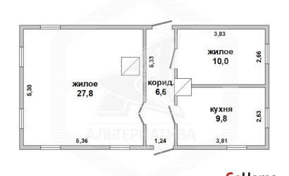 Купить дом в деревне, Сычево, Озятский с/с, 25 соток. Фото 1