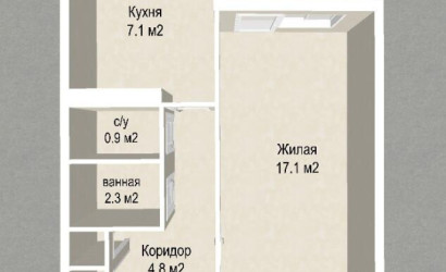 Купить 1-комнатную квартиру, Минск, Острошицкая ул., 17 (Первомайский район). Фото 2