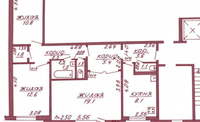 Купить 3-комнатную квартиру, Гродно, Ленинского Комсомола, 40. Фото 6