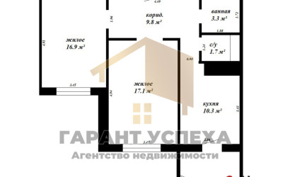 Купить 2-комнатную квартиру, Брест, ул. Суворова, д. . Фото 13