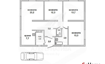 Купить дом, Брест, Мухавецкий с/с, 6.63 соток. Фото 13