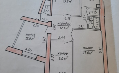 Купить 4-комнатную квартиру, Новополоцк, Коласа ул., 10. Фото 24