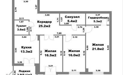 Купить 3-комнатную квартиру, Минск, Тимирязева ул., 132(Центральный район). Фото 20