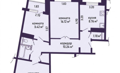 Купить 3-комнатную квартиру, Минск, Горовца ул., 20/1(Ленинский район). Фото 2