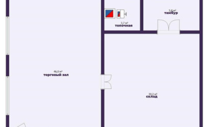 Продажа торгового помещения, Мощеное, Центральная ул., 97 кв.м.. Фото 4