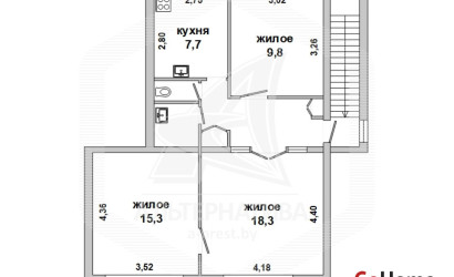 Купить 3-комнатную квартиру, Кривляны, , . Фото 8