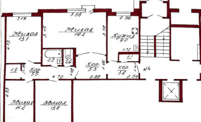Купить 4-комнатную квартиру, Гродно, Дзержинского, 125. Фото 14
