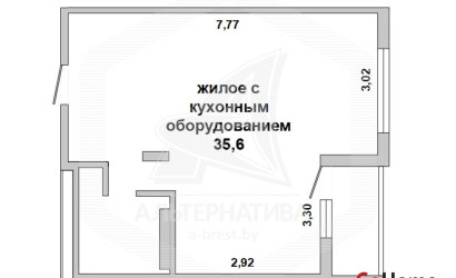 Купить 1-комнатную квартиру, Брест, Ковалево, ул. Октябрьской Революции. Фото 1