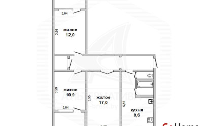 Купить 3-комнатную квартиру, Брест, Восток, ул. Гродненская. Фото 1
