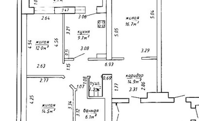 Купить 3-комнатную квартиру, Гродно, Отечественная, 19. Фото 16