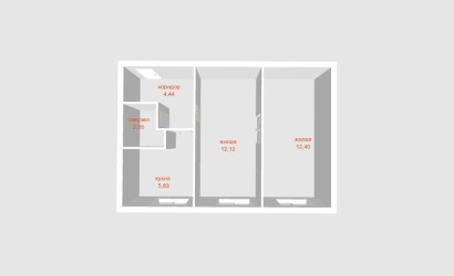 Купить 2-комнатную квартиру, Минск, Нововиленский пер., 8 (Центральный район). Фото 3