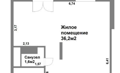 Купить 1-комнатную квартиру, Копище, Авиационная ул., 14. Фото 20