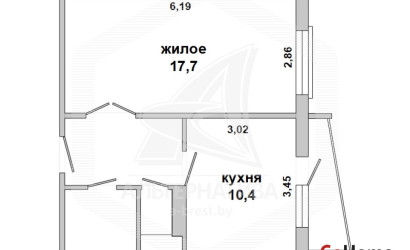 Купить 1-комнатную квартиру, Брест, Вулька, ул. Петра Ивашутина. Фото 11