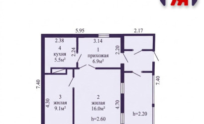 Купить дом, Усяж, Парковая ул., 22.81 соток. Фото 17