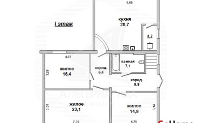 Купить 4-комнатную квартиру, Брест, Киевка, ул. Косицкая. Фото 1