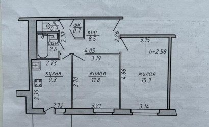 Купить 2-комнатную квартиру, Витебск, Победы просп., 6/1. Фото 11