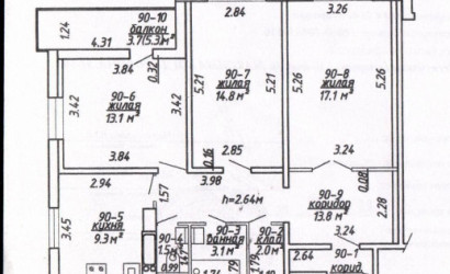 Купить 3-комнатную квартиру, Минск, Богдановича ул., 91 (Советский район). Фото 2