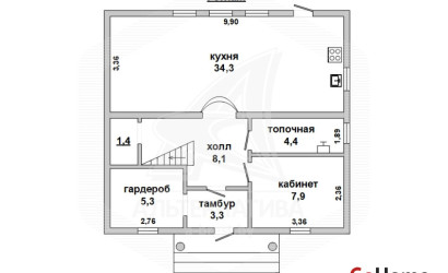 Купить дом, Брест, Задворцы, 10.01 соток. Фото 20