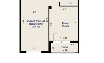 Купить 2-комнатную квартиру, Минск, ул. Минина, д. 6 (Московский район). Фото 2