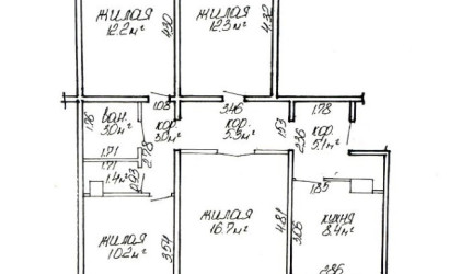 Купить 4-комнатную квартиру, Гомель, Мазурова, 83. Фото 22