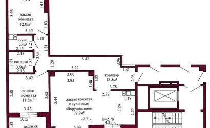 Купить 3-комнатную квартиру, Гродно, Александра Курловича, 1. Фото 21
