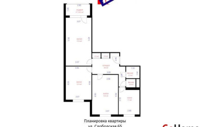 Купить 3-комнатную квартиру, Минск, Слободская ул., 65 (Московский район). Фото 1