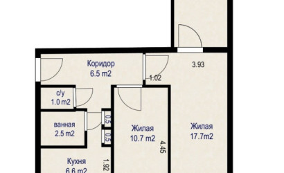 Купить 3-комнатную квартиру, Новый Двор, Центральная, 13. Фото 15