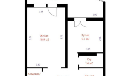 Купить 1-комнатную квартиру, Минск, Лынькова ул., 35(Фрунзенский район). Фото 33