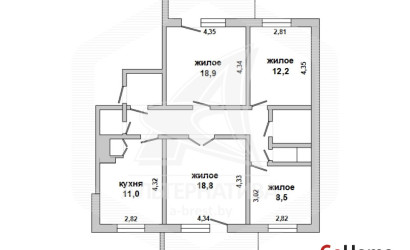 Купить 4-комнатную квартиру, Брест, Дубровка, ул. Дубровская. Фото 22