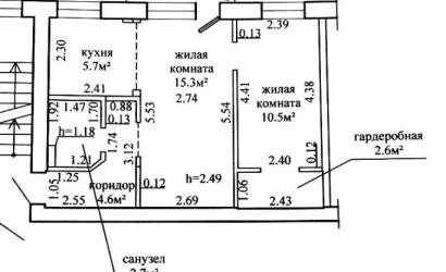 Купить 2-комнатную квартиру, Гродно, Космонавтов, 6Б. Фото 14