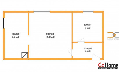 Купить 2-комнатную квартиру, Зазерье, Октябрьская ул., 6. Фото 10