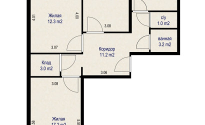 Купить 3-комнатную квартиру, Минск, ул. Янковского, д. 6 (Фрунзенский район). Фото 20