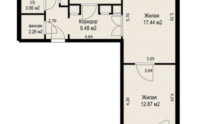 Купить 3-комнатную квартиру, Минск, Асаналиева ул., 4 (Октябрьский район). Фото 1