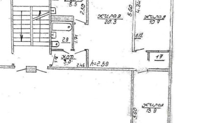  9-этаж.(58 м2), Гродно(Поповича, д. 30)
