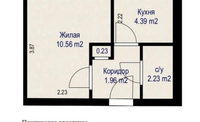 Купить 1-комнатную квартиру, Гомель, Минская ул., 8. Фото 16