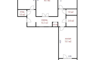 Купить 3-комнатную квартиру, Минск, Слободская ул., 119 (Московский район). Фото 19